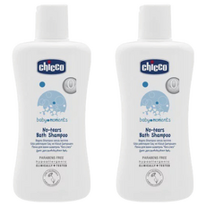 chicco 沐浴露 新生兒, 200ml, 2瓶