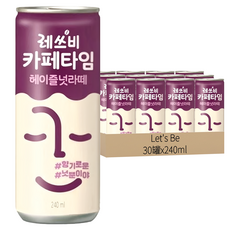 Let's Be 榛果拿鐵咖啡 Set, 240ml, 30罐