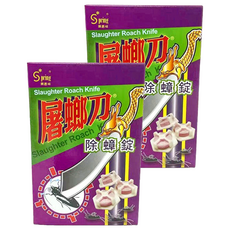 Spring 斯普林 屠蟑刀除蟑錠，12顆入，防治蟑螂, 3.5g, 2盒