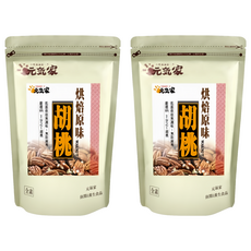 元氣家 烘焙原味胡桃, 低溫烘焙無調味 200g, 2包