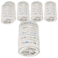 CARD LOVER 信的戀人 繽紛彩樂紙膠帶, 午後甜食, 6個