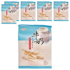 ROYAL FAMILY 皇族 手提法式薄脆餅, 台灣牛奶巧克力口味, 180g, 6盒