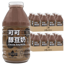 Jacksoy 可可醇豆奶 330ml, 48瓶