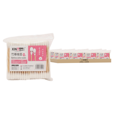 小麥購物 雙頭清潔棉花棒 S334 26g, 100支, 24包