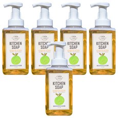 川涌果園 柑橘廚房清潔劑 泡泡瓶, 5個, 500ml