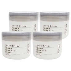 unlabel 植萃五效合一深層卸妝膏, 敏感肌用, 高保濕, 無添加 90g, 4罐