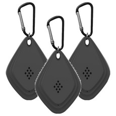 便攜式隨身超音波驅蚊器 黑色, 3個, 20g