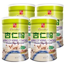 SUNWAY 鄉味 無糖杏仁粉 500g 豆漿/穀粉搭配 無添加防腐劑/色素/香精 素食, 4罐
