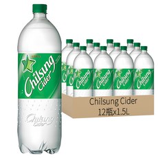Chilsung Cider 七星汽水 1.5L 12瓶
