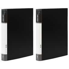 lc-9004a k pp 四孔圓型夾, 黑色, 2入