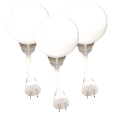 明沛 光感驅蚊防護燈泡 插頭彎管款 12W LED 安全無毒, 145g, 3個