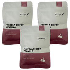 VITABOX 維他盒子 抗氧專科法國西印度櫻桃萃取維生素C, 3個, 30顆