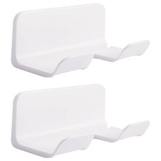 小麥購物 壁掛吹風機架 L2346, 2個, 白色