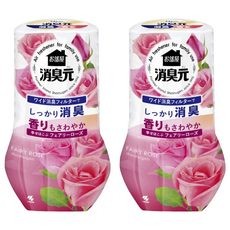 小林製藥 消臭元 室內空氣芳香劑，童話玫瑰花香，400ml, 2瓶