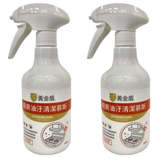 黃金盾 廚房油污清潔慕斯, 500ml, 2瓶