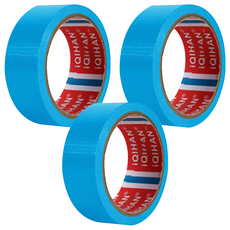 iQIHAN 高黏度強力布膠帶, 藍色, 3個