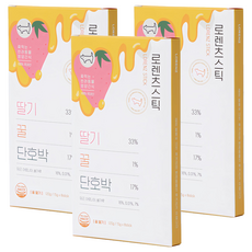 韓國 LORENZ Pet Foods 天然蔬果泥 寵物用 120g (15g x 8入), 草莓蜂蜜, 3盒