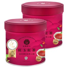 台灣茶人 日月潭紅玉紅茶 100%台灣茶, 40g, 1入, 2罐