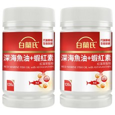 BRAND'S 白蘭氏 深海魚油 + 蝦紅素, 120顆, 750mg, 2罐
