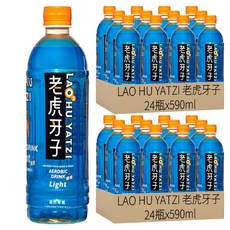 LAO HU YATZI 老虎牙子 LIGHT自然有氧飲料 含纖維+ 維他命C 蜂蜜, 590ml, 48瓶