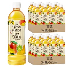 古道 雙味果茶 檸檬芒果茶, 575ml, 48瓶