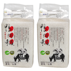 鴨間稻 有機白米 台灣產, 2包, 1.5kg
