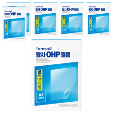 Tamsaa OHP 投影膠片 100張, A4, 6個