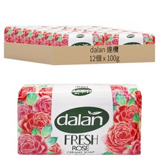 dalan 達欖 粉玫瑰嫩白柔膚皂 Set 6, 100g x 6, 土耳其原裝進口, 12個