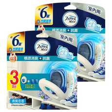 風倍清 室內用抗菌消臭防臭劑 清爽皂香 正裝1入 + 補充裝2入, 21ml, 2組