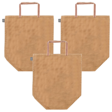 BAN INOUE 井上幡 日本製 CAYA 純棉蚊帳布蔬菜袋 丁香, L(30 x 27cm), 3個, 1入