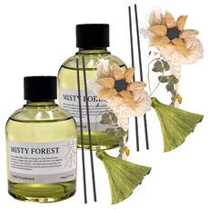 SC優選 植物精油 東方茶香乾花無火香薰擺飾 全季禪茶 150ml 室內香氛 居家擺飾, 2瓶