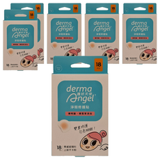 derma Angel 護妍天使 淨瑕修護貼 12mm 淨瑕超有感 雙重修護 勻亮細緻, 18入, 6盒