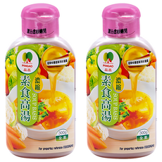 PINGAO 品高 素食高湯 - 濃郁蔬菜精華 提升料理風味, 300g, 2瓶