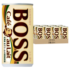 日本 BOSS 歐蕾咖啡飲料, 185ml, 30罐