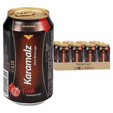 Karamalz 卡麥隆 黑麥汁 紅石榴, 非酒精飲料, 330ml, 12罐