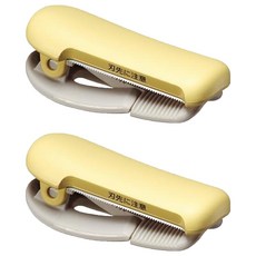 KOKUYO 國譽 KARUCUT夾式膠台 20~25mm, 淺黃色, 2個