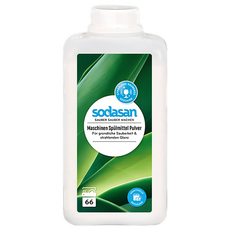 sodasan 蘇達桑 洗碗機專用粉, 德國原廠製造，獨家專利配方，有效清潔礦物及植物性成份, 1kg, 1瓶