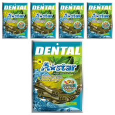 A star 雙刷高齡犬潔牙骨, 柔韌好咀嚼, 添加鯊魚軟骨素, 3D刷頭設計, 深入牙縫清除牙垢, 不適用, 240g, 5包