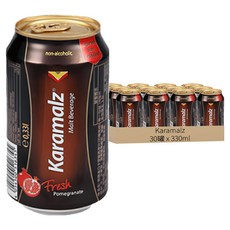 Karamalz 卡麥隆 黑麥汁 紅石榴, 非酒精飲料, 330ml, 30罐