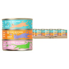 PAWS BROTHERS 肉球糧行 派對點心罐, 綜合, 70g, 24罐