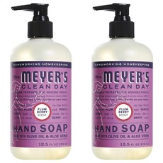 Mrs.MEYER'S 香氛洗手乳 莓果 天然植萃溫和潔淨 持久散發清新莓果香氛, 370ml, 2件
