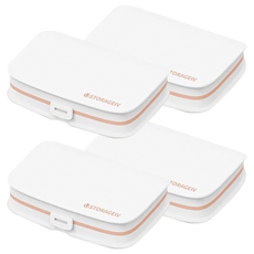 STORAGEIV 北歐糖果色分隔藥盒 升級款六格 北歐白 4個