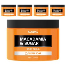 KUNDAL 昆黛爾 澳洲堅果細砂糖磨砂膏, 婚禮花束香, 550g, 5罐