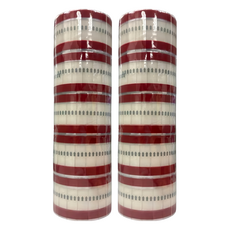 CLEAN 克林 ELItape易利貼 方便貼膠帶5件組 55 x 15mm, 2組, 紅色