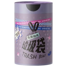 Apex Innovation 特厚免撕鋼袋抽繩手提垃圾袋，78張/卷, 40x50CM, 1捲