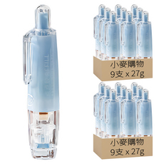 小麥購物 按動式點點膠 E175 藍色, 27g, 18支