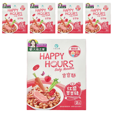 大地之愛 寶寶麵 紅醬菜菜豬豬 Set, 12個月以上寶寶適用, 150g, 5盒