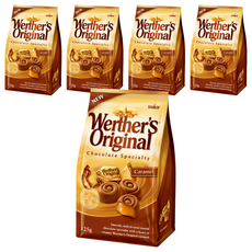 Werther's Original 道地的偉特 巧克力 焦糖口味 125g, 5袋