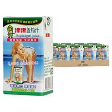 津津 蘆筍汁 24入 300ml - 清爽解渴，健康美味