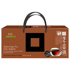 AWAStea 阿華師 阿里山老薑茶飲 研磨茶磚 便利隨身包, 25g, 24入, 1盒